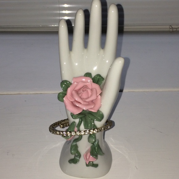 Euc Rhinestone open wrap bracelet - Picture 4 of 4